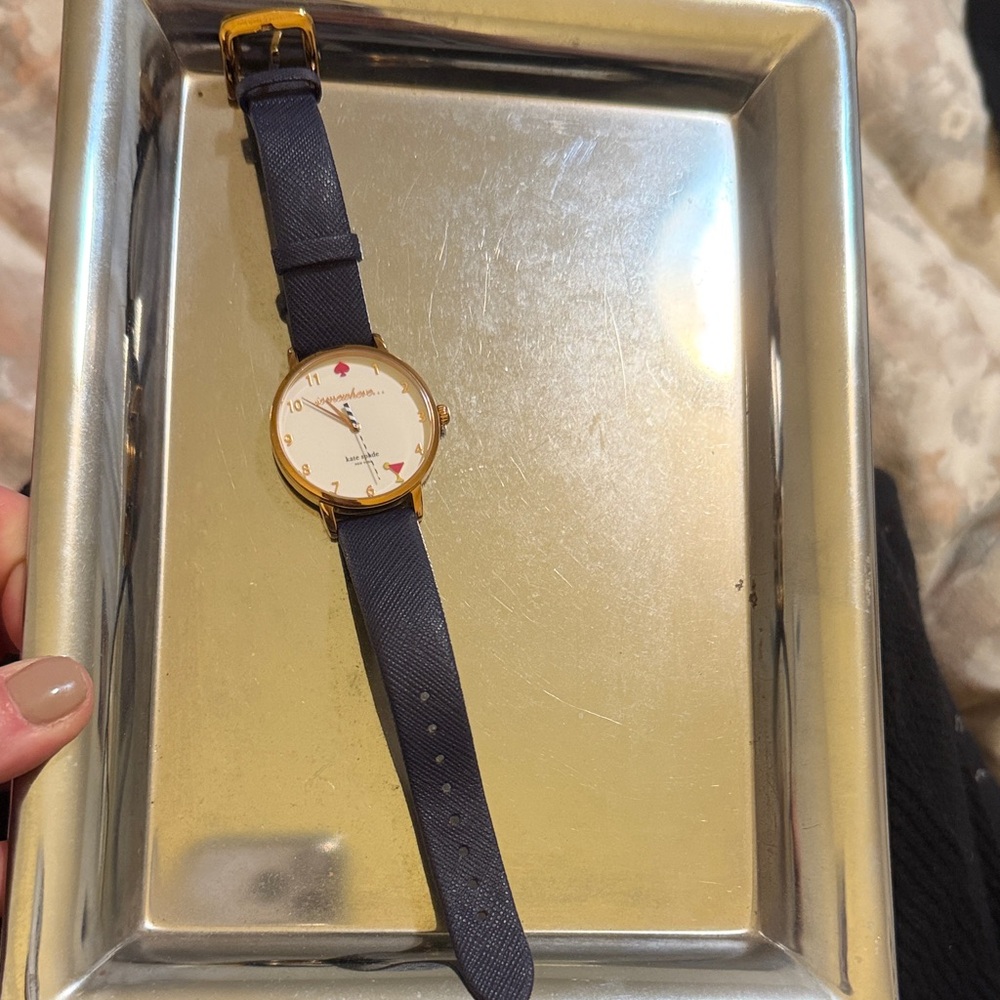 Kate Spade Gold and Navy Women's Watch